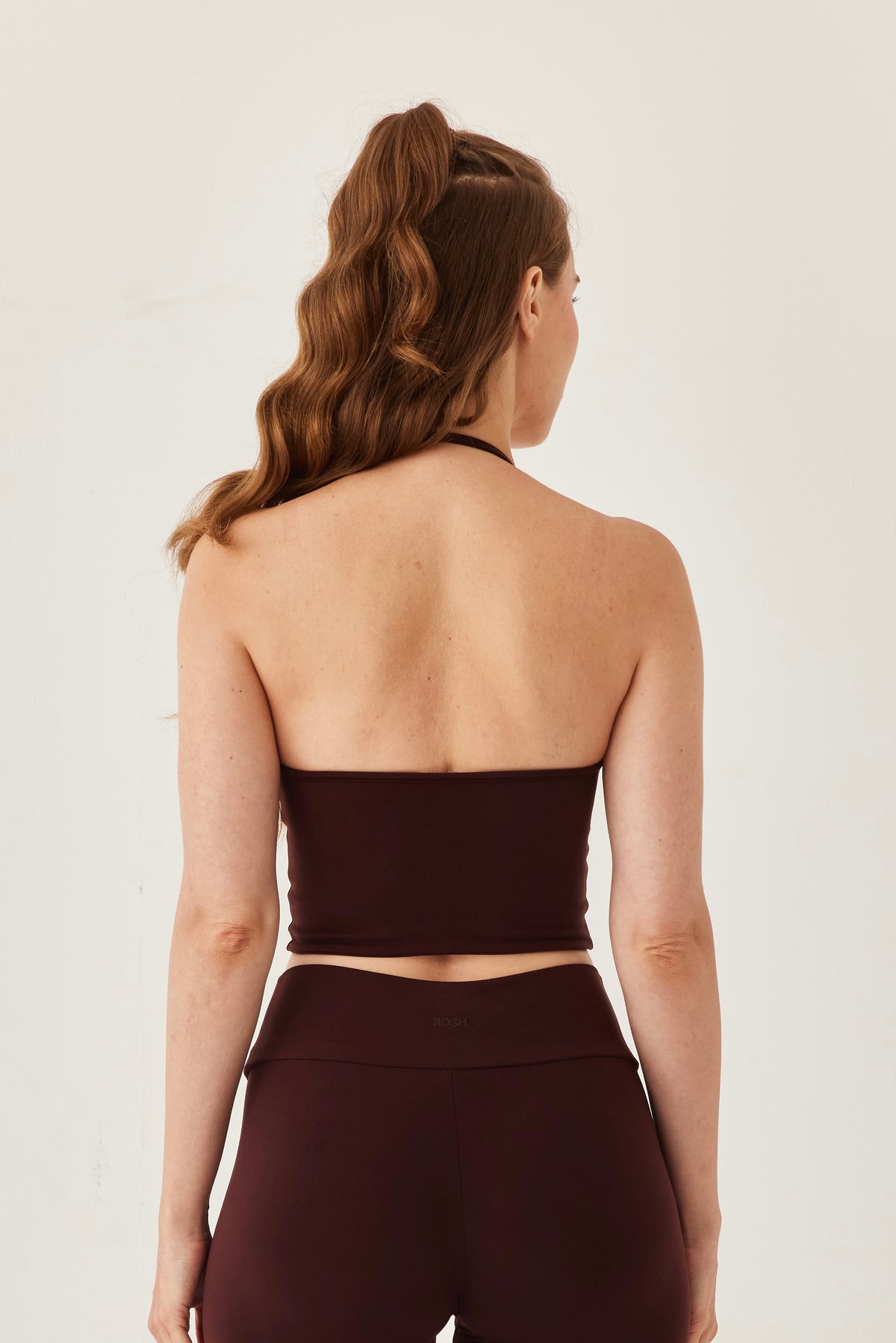 Sakura Espresso Halter Yaka Top