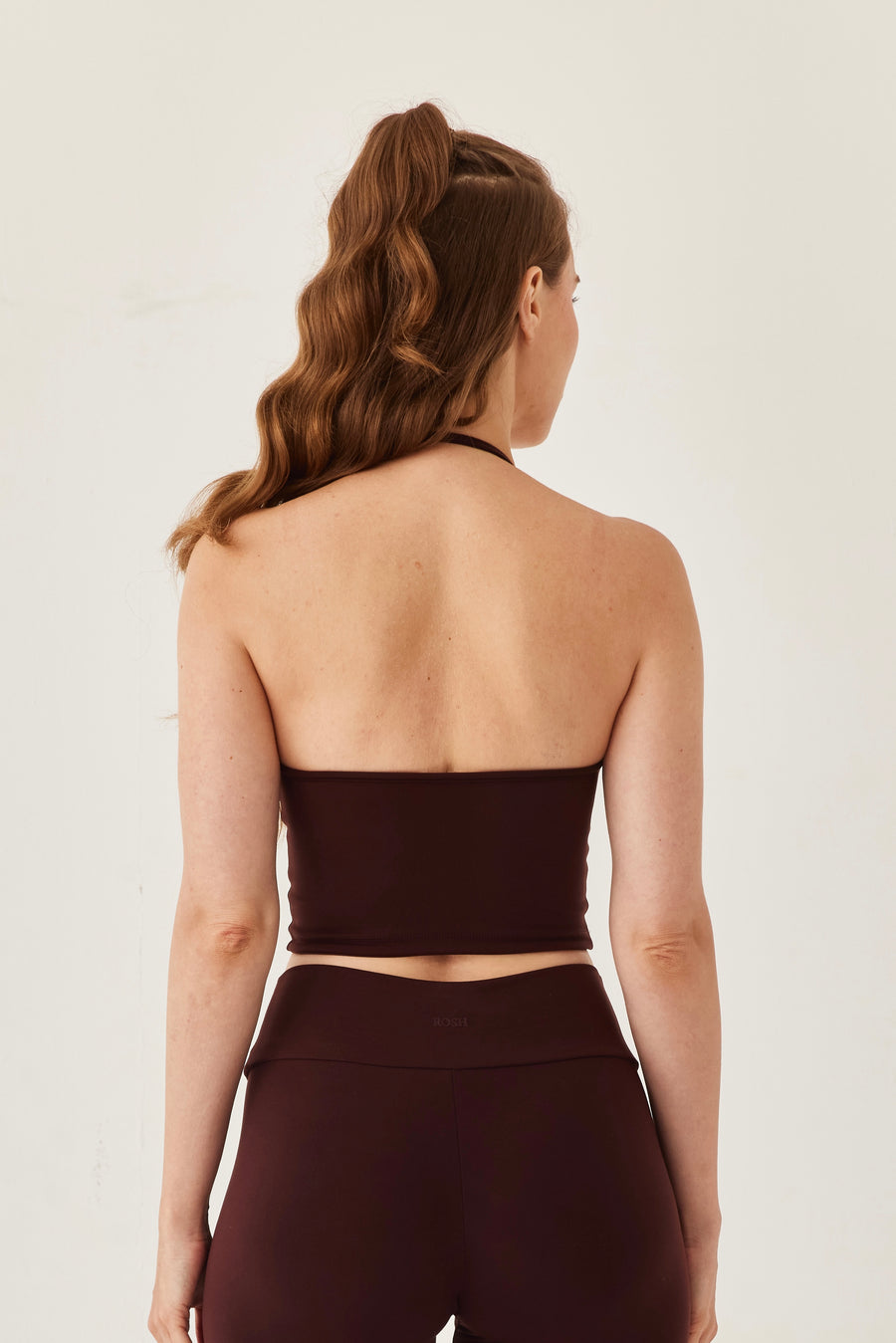 Sakura Espresso Halter Yaka Top